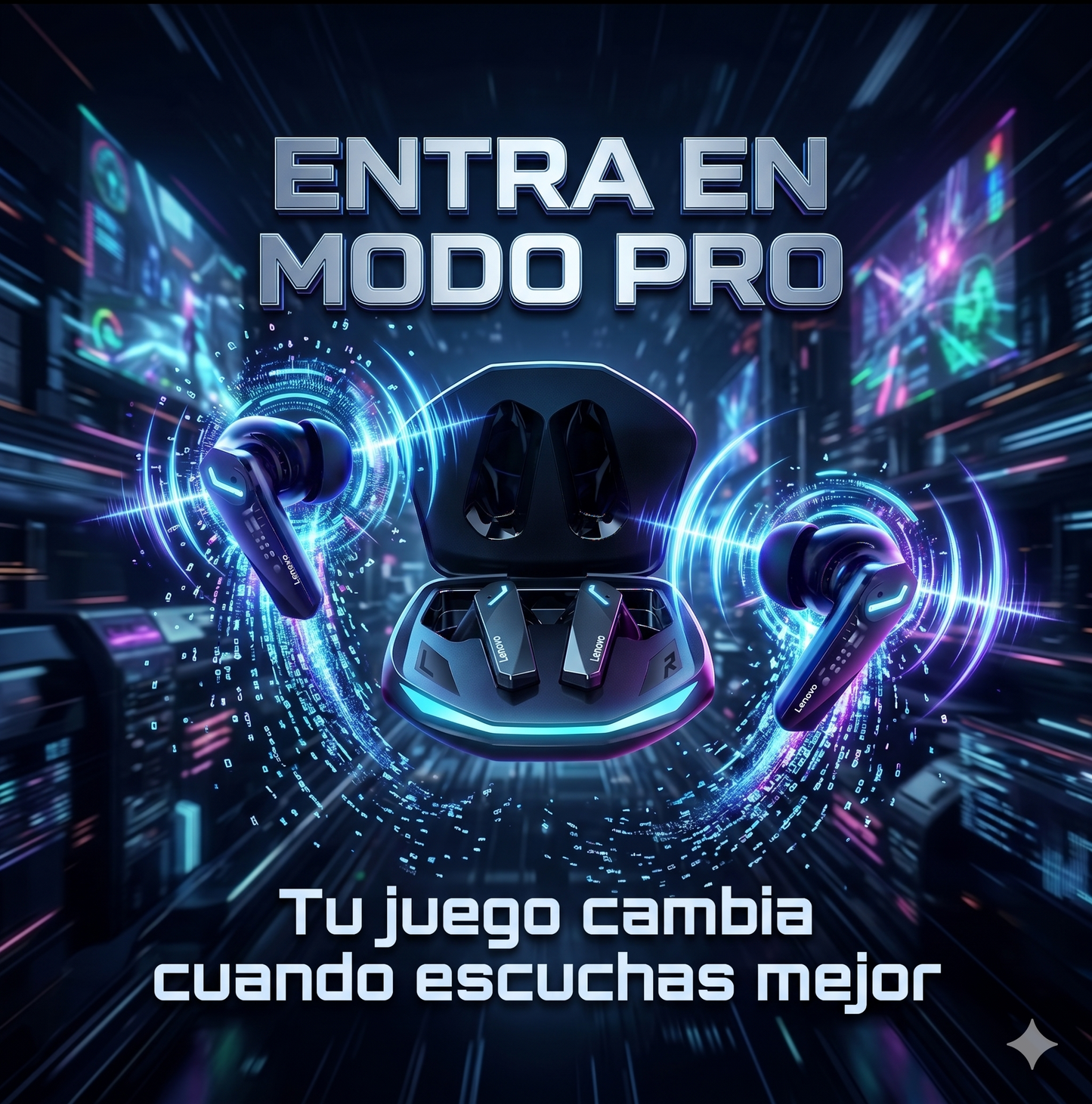 Audífonos Gaming LENOVO GM2 Pro – Sonido Envolvente · Micrófono · RGB